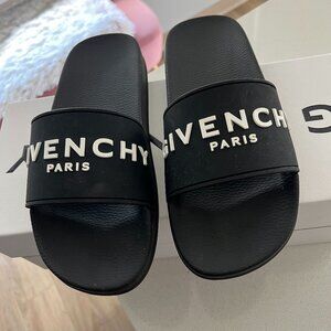Givenchy Logo Rubber Sandal Slide